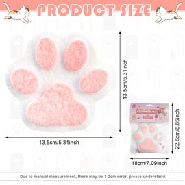 Chingcoo Taba Squishy, Cat Paw Squishy Cat Paws, Fufu Squishy, Squishy Paw, Squeeze Toy, Large Size Cat Paw Squishy, Cat Paw Squeeze Toy, Cat Paw Squeeze Toy (Pink+White)