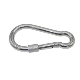 M12 Stainless Steel Spring Snap Hook Clip Carabiner Heavy Duty Carabiners 1 Pcs