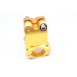 Aluminium bike handlebar stem 25.4 mm x 32 mm, length 7 ° for Fixie, single speed, Gold