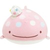 San-x Jinbee-san Super Mochimochi Round Plush Toy (S), Jinbee-san (Pink)