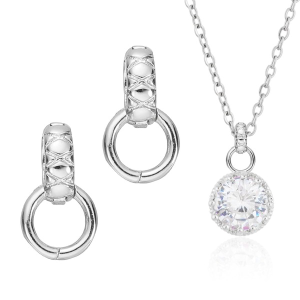 PATIKIL 2 Pcs Bails for Jewelry Making, 13.5mm Pendant Bail