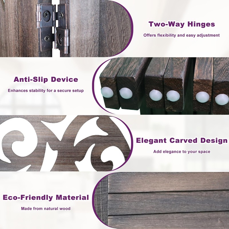 Osparple Room Divider, 5.6FT Folding Room Divider Panel and Privacy