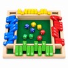 Multicolor Wooden Shut The Box Game for 4 Players –