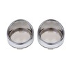 HDBUBALUS 4pcs Turn Signal Lens Cover for Harley Dyna Softail
