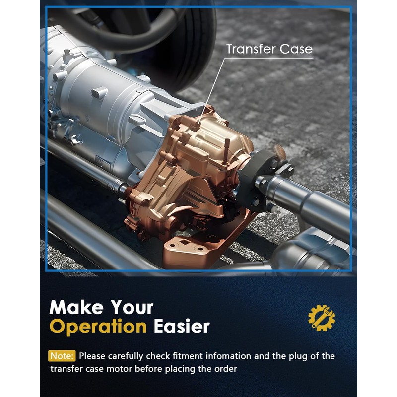 ECCPP Transfer Case Shift Motor Actuator Compatible For Nissan Vehicles