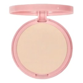 Polvo Compacto Maquillaje Pink Up Mineral Cover Con Esponja Tono 2 Natural