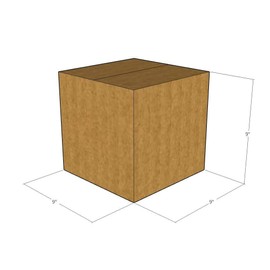 9x9x9 Multi-Depth 7, 5" New Corrugated Boxes for Moving or Shipping 32 ECT