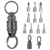 keyshoot Quick Release Keychain, Titanium Keychain with Quick Release, Pull