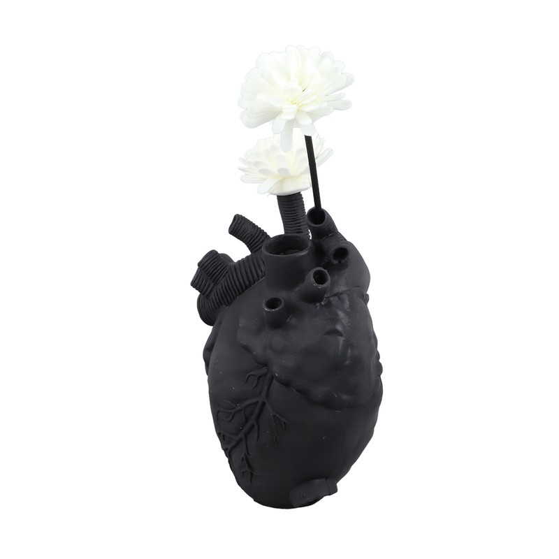 Creative Anatomical Heart Vases Resin Sculpture Heart Shaped Art Flower