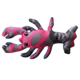 LK Trend & Style Handschmeichler Sandtier Hummer, 14 cm, Mehrfarbig Schimmernd, Therapeutischer Trostspender (1)