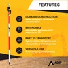 AdirPro Aluminum Prism Pole - Telescopic 12’ (3.7m) – Fixed