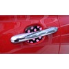 Black and Pink Polka Dots Car Auto Accessory Door Handle