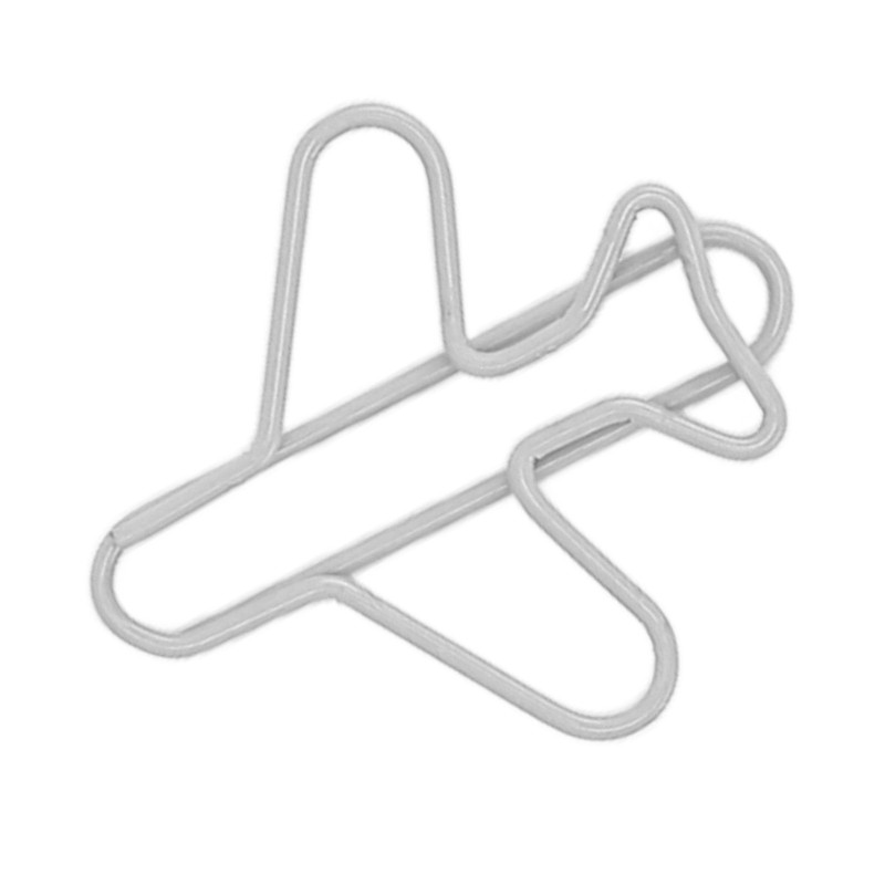 Aircraft Shape Paper Clips Cute Small Paperclips for Office School