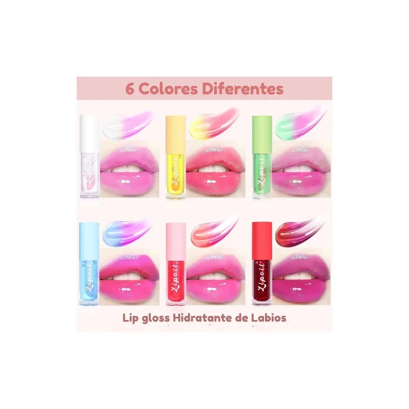 Gloss Hidratante Aroma Lip Essence Oil Brillo Labial