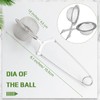 Yinder 108 Pcs Stainless Steel Tea Infuser with Handle Snap