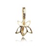 The Jewellery Store London Lotus Flower Pendant Pinch Bail 925