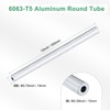 M METERXITY 1-Pack 300mm 6063 Aluminum Round Tube, 10mm ID