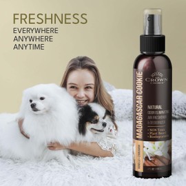 Air Freshener Spray— Vanilla Cinnamon Non-Toxic Natural Essential Oil Spray & Odor Eliminator—Deodorizer for Home/Room/Lounge/Toilet/Car/Laundry-Safe for Kids & Pets 2PK-4 oz each