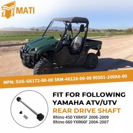 M MATI For 2004 - 2009 YAMAHA RHINO 450 660 REAR DRIVESHAFT DRIVE SHAFT 5UG-G6172-00-0