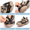 Strap Type Crampons, 24 Teeth Claws, Multifunction Non-Slip Ice Cleat,