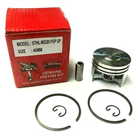 Lil Red Barn Pop Up Piston Kit Compatible with Stihl MS200, MS200T, 020T Chainsaws 40mm, Replaces Stihl Part # 1129 030 2002 Extra Power And Compression Two Day Standard Shipping To All 50 States!