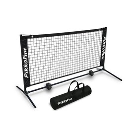PIKKOFUN Small Mini Pickleball Net 5 ft - Portable Pickleball Dink Practice Net for Indoor and Outdoor, USAPA Regulation Height 3 ft., Quick Set Up Lightweight and Durable Design, Black Pickleball Net