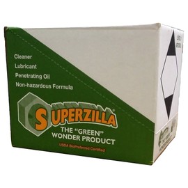Superzilla - Powerful All-Purpose Cleaner and Lubricator – “The Green Wonder Product” – Case of Aerosol Cans