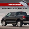 Front Half Mirror Cap Cover For Toyota Tundra Sequoia 2007-2021