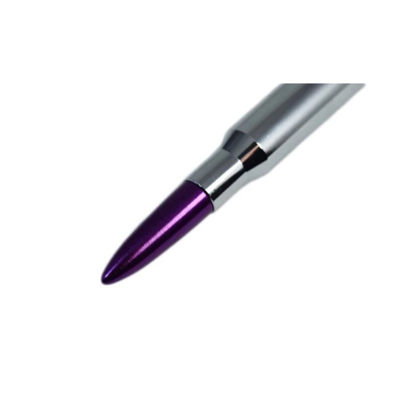 VMS CHROME PURPLE BULLET ANTENNA FOR CHEVY SILVERADO AND GMC
