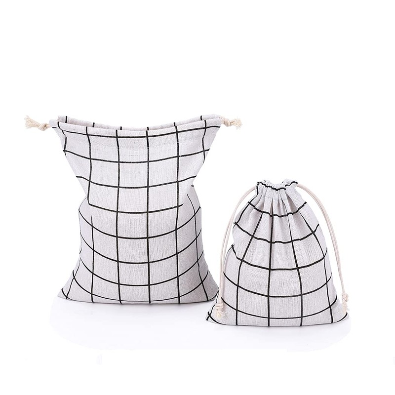 Amoyie 3 pcs Drawstring Storage Bag Set for Cosmetic Travel
