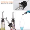 Foccts Pack of 4 Bottle Pourer Nozzle-Spout for Spirits, Spout