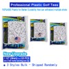 1 1/2'' Plastic Golf Tees,Short Tees 120 Pack-4 Prongs with