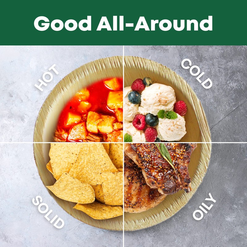 DISPOSABLE GREEN® | Round Bowls | Various Sizes | COMPOSTABLE,