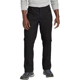 Eddie Bauer 42 x 32 Eddie Bauer Mens Fleece Lined 2-Way Stretch Tech Pant - Black - 1553609