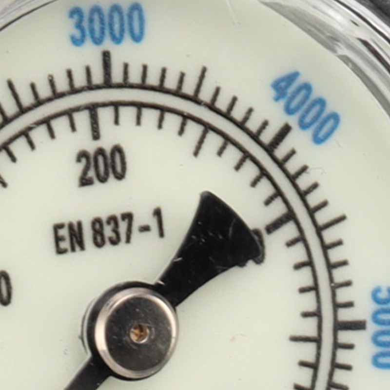 6000 Psi CO2 Pressure Gauge 1/8npt Thread Air Pressure Gauge