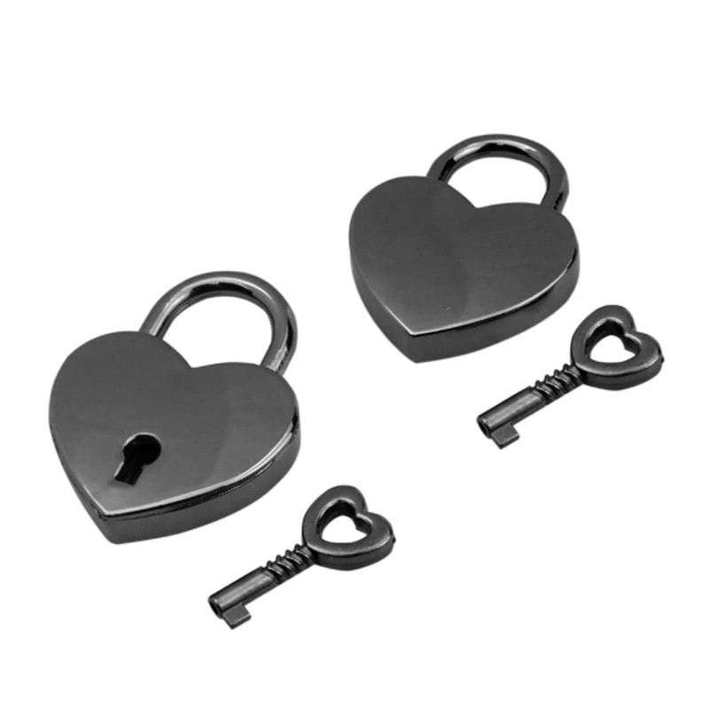 Padlock School Locker Black Heart Outdoor Keyed Alike Key Post