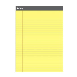 C-Line Legal Pad, Wide Ruled, 50 Sheets, Yellow (25106)