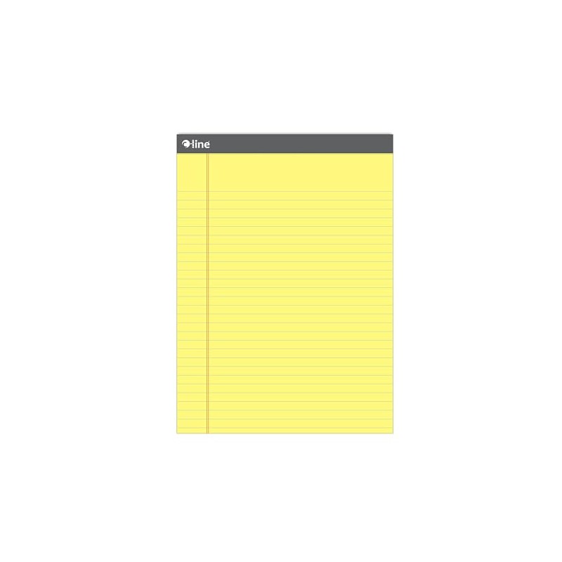 C-Line Legal Pad, Wide Ruled, 50 Sheets, Yellow (25106)