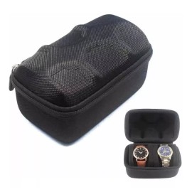 Estuchelandia Estuche Case De Viaje Para Relojes Joyas Pulseras 2 Espacios