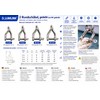 DAUMLINK® Grillo rotondo ritorto Acciaio inox A4 (AISI 316) 8
