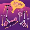 Kick Scooter for Kids Ages 8+ Teens & Adults, with