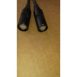 Unbranded 25ft  PRO CAT5E Tactical Shielded w/Neutrik Ethercon RJ45 Digital Audio Cable