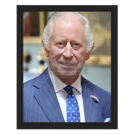 KING CHARLES III OF THE UNITED KINGDOM UK 8X10 FRAMED PHOTO