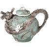 Blue Sky Ceramic Dragon Teapot, 10 x 7 x 7",