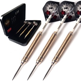 Cuesoul Dragon Deluxe Brass Steel Darts, 21 Grams