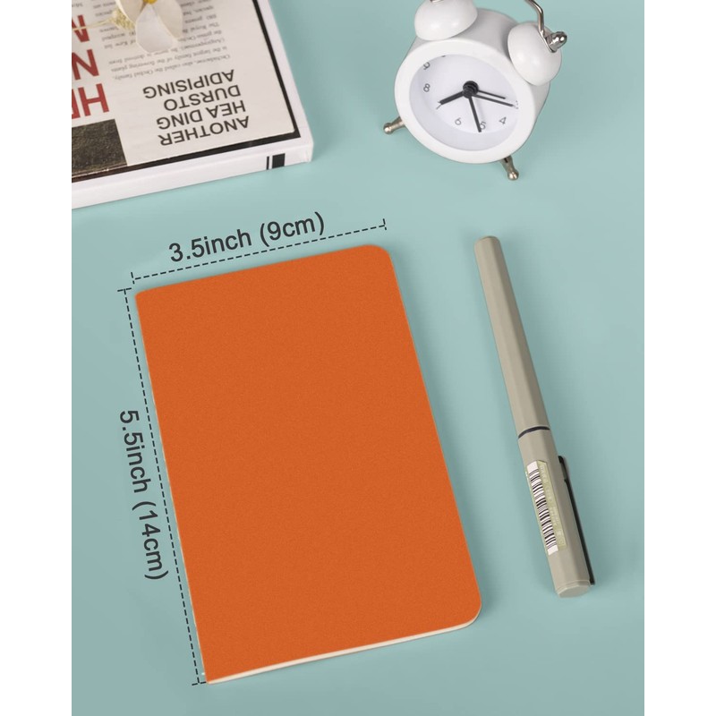 Lzerking Small Notebooks Bulk 3.5 x 5.5 Inches 36 Pack