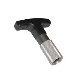 Installation aids T-handle adapter for composite pipe calibrator with cordless screwdriver drive