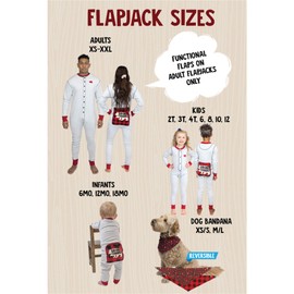 Lazy One Flapjacks, Matching Pajamas for The Dog, Baby, Kids, Teens, and Adults (X-Small/Small, Don't Wake The Bear)