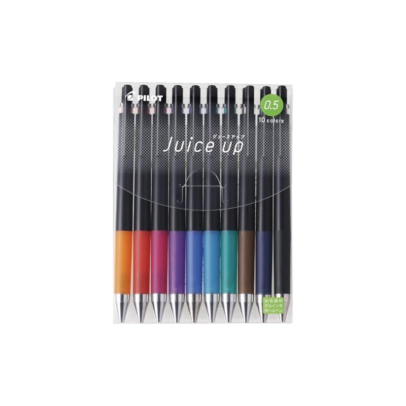 Pilot LJP200S510C Juice Up Gel Ballpoint Pen, 0.5, 10 Colors