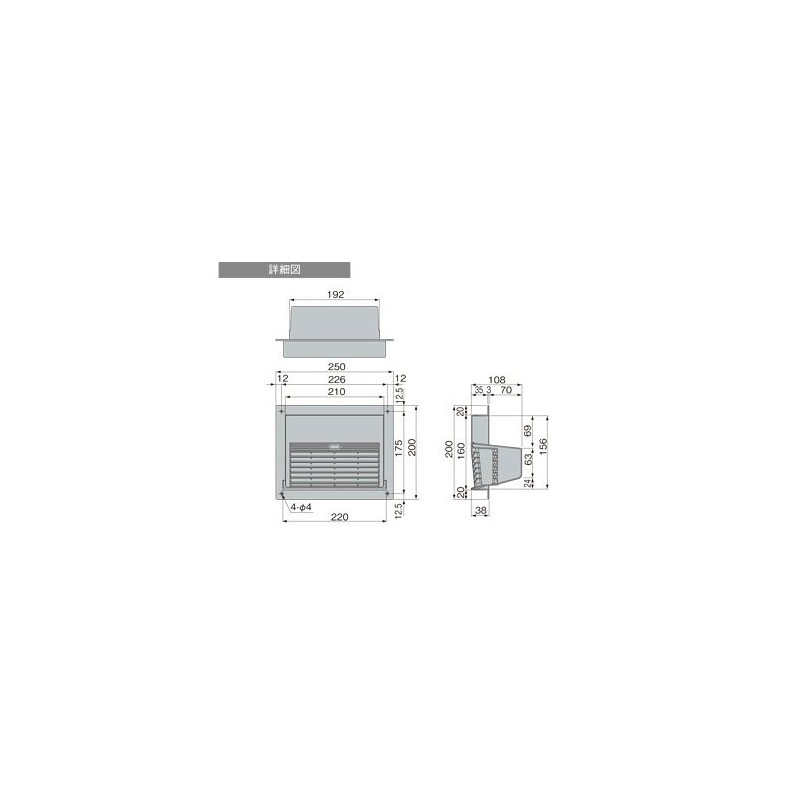 nasuta (Nasta) Natural PC Ventilation Hood 150 X 200 KS